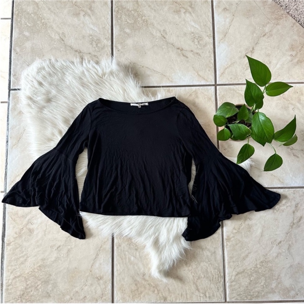 7 For All Mankind Flared Sleeve Blouse - Picture 1 of 6